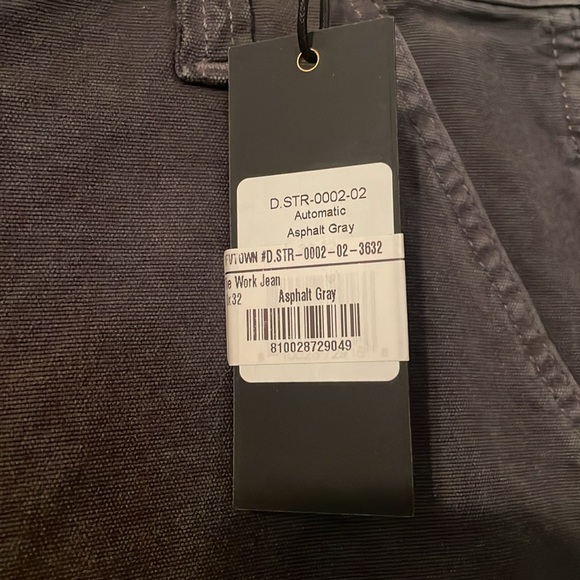 Men’s Asphalt Gray Work Jeans - Picture 3 of 5